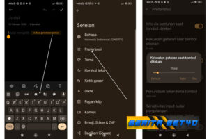 Cara Mengaktifkan Getaran Suara Keyboard di HP Android