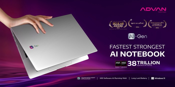 Harga dan Spesifikasi Laptop Advan AI-Gen