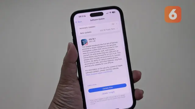 Apple Intelligence Hadir Bersama Update iOS 18.1, Cek Deretan Fiturnya