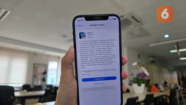 Apple Setop Dukungan iOS 18.2.1, Pengguna Tak Bisa Downgrade dari iOS 18.3